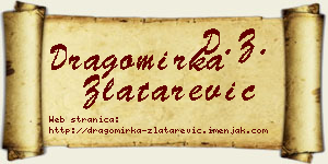 Dragomirka Zlatarević vizit kartica